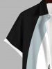 Cat Colorblock Print Plus Size Matching Set For Couples -  