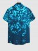 Ombre Music Symbol Print Plus Size Matching Set For Couples -  