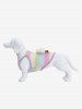 Pet's Colorful Candy Color Striped Cloud Decor Camisole Top -  