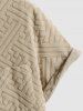 Men's Matching Two Piece Co Ord Terry Cloth Toweling Jacquard Textured Front Pocket Design Short Sleeves Shirt and Shorts Set -  