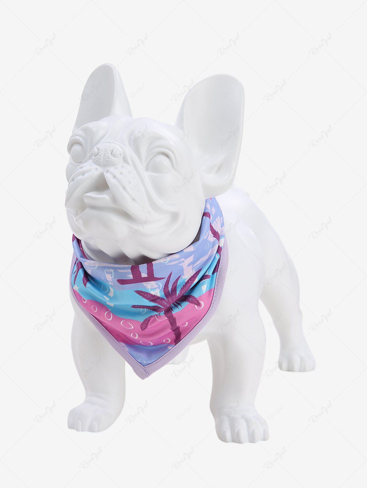 Shops Pet's Coconut Tree Bubble Colorblock Print Hawaii Bandana  