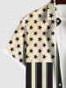 American Flag Piano Sunflower Print Plus Size Matching Set For Couples -  