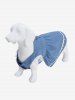 Pet's Pineapple Lace Trim Appliques Buttons Dress -  
