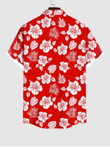 Flower Coconut Leaves Print Hawaii Dog And Owner Matching Outfits