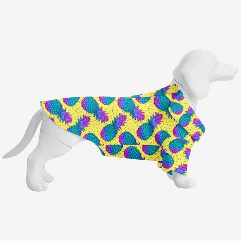 Pineapple Pin Dot Print Hawaii Dog And Owner Matching Outfits