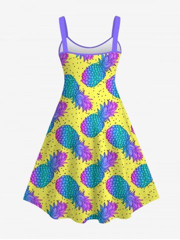 Pineapple Pin Dot Print Hawaii Dog And Owner Matching Outfits