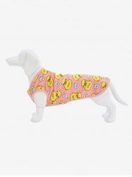 Pet's Cute Dusk Letters Print Vest -  