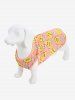 Pet's Cute Dusk Letters Print Vest -  