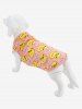 Pet's Cute Dusk Letters Print Vest -  