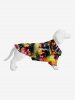 Ombre Galaxy Sun Coconut Tree Print Hawaii Dog and Owner Matching Outfits -  