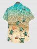 Sea Beach Starfish Turtle Shell Print Hawaii Dog and Owner Matching Outfits -  