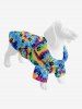 Spiral Watercolor Tie Dye Cat Paw Print Hawaii Dog And Owner Matching Outfits -  