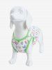Pet's Colorful Letters Print D-Ring Tank Top -  
