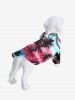 Pet's Coconut Tree Birds Ombre Colorblock Print Hawaii Shirt -  