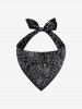 Pet's Paisley Floral Scarf Print Bibs Bandana -  