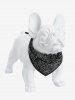 Pet's Paisley Floral Scarf Print Bibs Bandana -  
