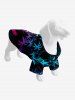 Pet's Ombre Coconut Tree Print Buttons Hawaii Shirt -  