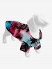 Coconut Tree Bird Cloud Colorblock Print Hawaii Dog and Owner Matching Outfits -  