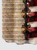 3D Lace Up American Flag Newspaper Print Dog And Owner Matching Outfits -  