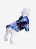 Pet's Coconut Tree Cloud Sky Print Hawaii Shirt -  