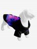 Pet's Coconut Tree Ombre Galaxy Print Hawaii Shirt -  