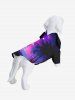 Pet's Coconut Tree Ombre Galaxy Print Hawaii Shirt -  