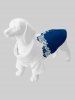 Hibiscus Flower Palm Leaf Two Tone Colorblock Print Hawaii Dog and Owner Matching Outfits -  