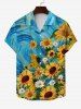 Sunflower Daisy Painting Print Dog And Owner Matching Outfits -  
