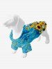Sunflower Daisy Painting Print Dog And Owner Matching Outfits -  
