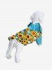 Sunflower Daisy Painting Print Dog And Owner Matching Outfits -  
