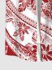 Flower River Striped Print Plus Size Matching Hawaii Beach Outfit For Couples -  