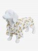 Pet's Turn-down Collar Bananas Print Button Shirt -  