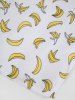 Pet's Turn-down Collar Bananas Print Button Shirt -  