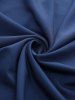 Plus Size Flowers Print Bowknot Buckle Ruched Asymmetrical 2 In 1 Dress -  