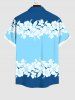 Hibiscus Flowers Colorblock Print Plus Size Matching Hawaii Beach Outfit For Couples -  