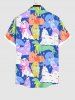 Colorful Cute Fluffy Dog Stars Print Dog And Owner Matching Outfits -  