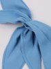 Pleated Panel Zipper Back Surplice Leaf Pattern Shoulder Tank Vintage Dress -  