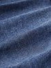 Plus Size Glitter Sparkling Buckle Grommet Mock Button Pleated Backless Denim Belted A Line Tank Dress - Bleu 1X | US 14-16