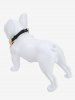 Pet's Pizza Print Ribbed Push Buckle Waterproof Bandana Bibs -  