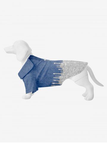 Pet's Paint Drop Blobs Sparkling Sequin Glitter 3D Print Shirt