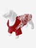 Flower Curve Line Print Hawaii Dog And Owner Matching Outfits -  