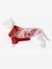 Flower Curve Line Print Hawaii Dog And Owner Matching Outfits -  