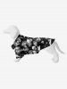 Galaxy Sun Moon Star Eyes Skulls Print Dog and Owner Matching Outfits -  