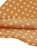 Polka Dots Print Cinched Zipper Back Vintage Dress -  