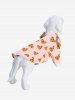 Pet's Pizza Print Button Shirt -  