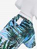 Pet's Tropical Leaf Print Hawaii T-shirt -  