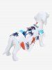 Pet's Coconut Tree Summer Letters Print Lace Trim Hawaii Top -  