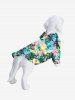 Pet's Coconut Tree Colorful Tie Dye Print Hawaii Shirt -  