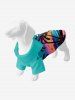 Pet's Coconut Tree Ombre Colorblock Sky Print Hawaii Shirt -  