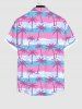 Tropical Coconut Tree Bubble Colorblock Print Hawaii Dog and Owner Matching Outfits -  